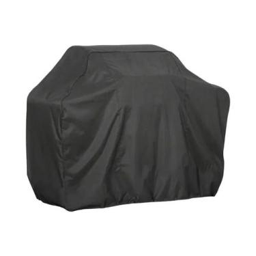 Imagem de Capa Preta Impermeável Para Churrasco, Para Grelha Externa, Gás, Carvã