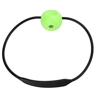 Imagem de Mergulho Scuba Tank Banger Knocker Ball Dispositivo sinal subaquático alta elasticidade som alto para cilindro de mergulho Scuba Silicone PA66 Material 1.3oz (Cinta preta + bola verde)