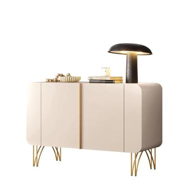 Imagem de Aparador Buffet Sala Benvenuto Com 2 Portas e Pés em Aço