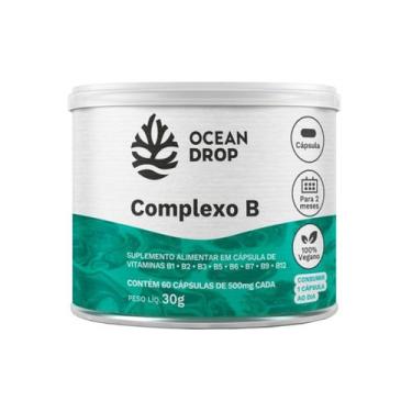 Imagem de Complexo B Vitamina Lata 60 Cápsulas 500mg - Ocean Drop, Neutro