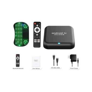 Imagem de Caixa De TV Inteligente 8K Android 14 Com Assistente De Voz Google, Wi