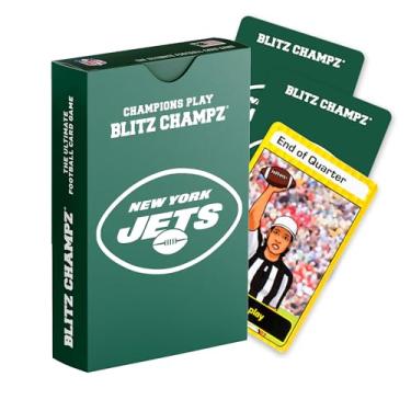 Imagem de Blitz Champz | Football Card Game (Ages 7+) | Fun Family Game | Party Game | Gifts for Football Fans | Card Game for Kids | Card Game for Adults (New York Jets)