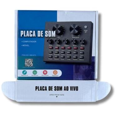 Imagem de Mesa De Som V8 Áudio Smart Conjunto Interface Externa Live - MINIMEN