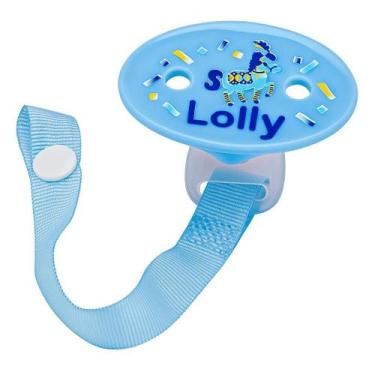 Imagem de Prendedor de Chupeta Lolly Tip Azul