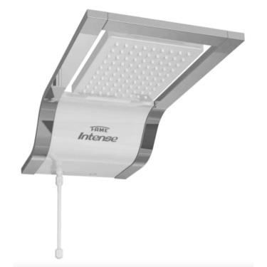 Imagem de Chuveiro Ducha Eletrônica Fame Intense Super Potente 7800w Branca/Inox 220v