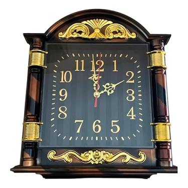 Imagem de Relogio Parede, RelóGio Parede Musical AnalóGico RúStico Estilo Antigo(25cm X 23cm)