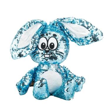 Imagem de Coelho Sansão de Pelúcia com Lantejoulas, 30 cm de Altura, Turma da Mônica