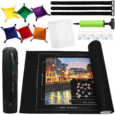 Imagem de FELIZROCA Tapete de Quebra-Cabeça de 3000 Peças, Material Ecológico, Armazenamento de Quebra-Cabeças, Tamanho 140 x 99 cm, Para Crianças e Adultos