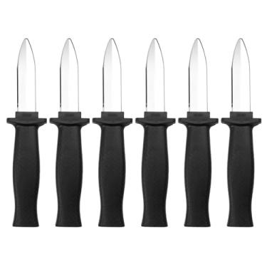 Imagem de Faca falsa retrátil, 6 peças, facas retráteis, faca de plástico retrátil, faca mágica de mordaça, punhal falso, truque de lâmina de desaparecimento, truque de palheta de fantasia para festa do dia da