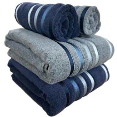 Imagem de Jogo de Toalha Banhão Gigante Lumina Karsten Fio Penteado Tecnologia Unika Macio 4 Peças