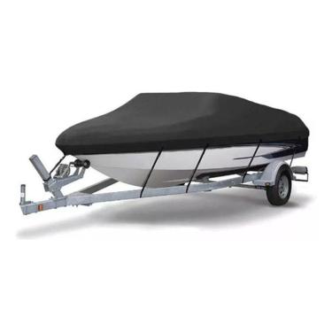Imagem de Capa Para Lancha Luna 180 Capota Baixa - Rip Stop Preto