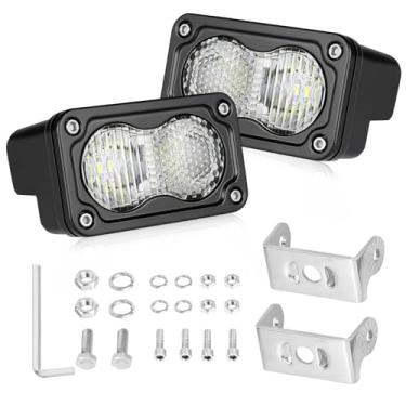 Imagem de Cápsulas de LED, 2 peças de 7,6 cm 40W CREE LED Combo de Luzes Pequenas Fora de Estrada, Faróis de Neblina para Caminhões, Bicicleta Suja, Motocicleta, UTV, ATV, SUV