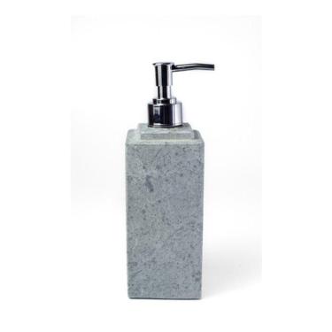 Imagem de Porta Sabonete Líquido Dispenser Pedra Sabão Prata