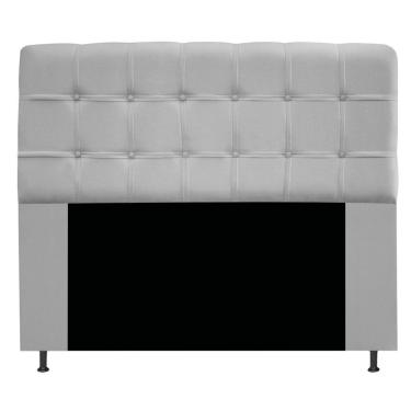 Imagem de Cabeceira Mel 195 Cm King Size Com Botonê Suede Cinza