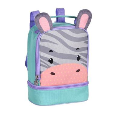 Imagem de Lancheira Térmica  Dupla Clio Pets CP3404L, Zebra