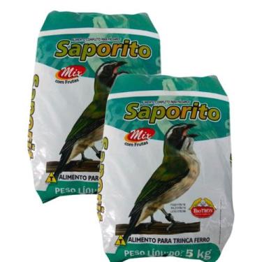 Imagem de Ração Para Trinca Ferro - 2 Saporito 5 Kg - Biotron Zootécnica