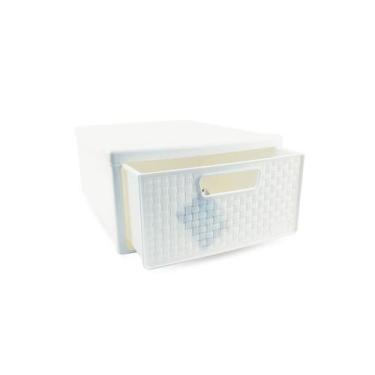 Imagem de Gaveteiro Modular Empalhável Organizador Multiuso Rattan Plástico Resi