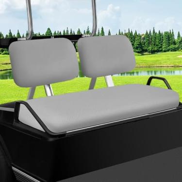 Imagem de MOSNAI Conjunto de capas de assento de carrinho de golfe para Yamaha G22 G19 G16 G14 G11 G9 G8 G2, Club Car DS Pre-2000 OEM Bancos dianteiros comuns, capas de assento de banco respiráveis duráveis