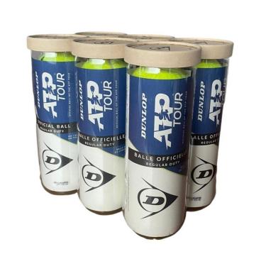Imagem de Bola de Tênis Dunlop ATP Official Ball Reg Duty - 6 Tubos-Unissex