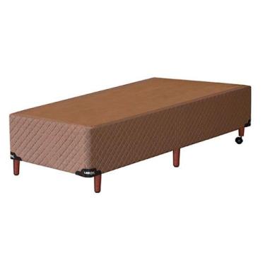 Imagem de Base Box Dallas Umaflex  - 79X198X30, MARROM/BRANCO