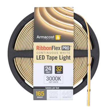 Imagem de Armacost Lighting Fita de LED RibbonFlex Pro 24V White COB 3000K, 165 Lúmens/Ft, 10M 171250