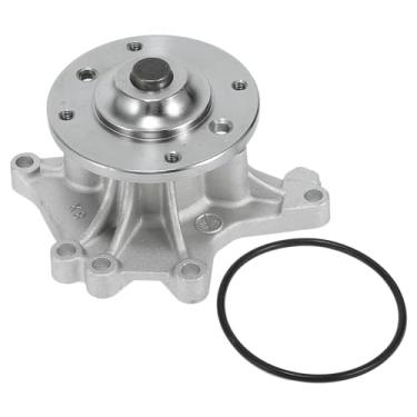 Imagem de Hihaha No.1610029145 Bomba de água com anel de borracha para Toyota Celica Corolla Matrix/Bomba de água do motor dianteiro/durável/metal/1 conjunto prateado