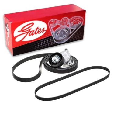 Imagem de Gates Kit completo de componentes de transmissão de correia serpentina compatível com Ford F-150 3.5L 3.7L V6 2011-2017