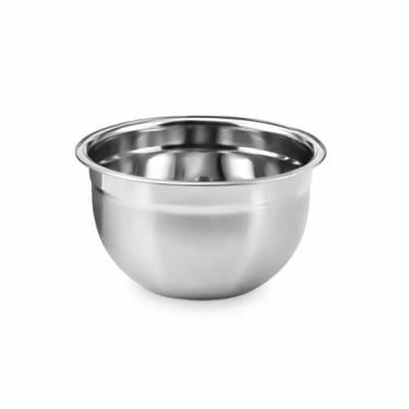 Imagem de Tigela de Aço Inox 24cm Multiuso Profissional · Bowl para Preparo e Servir · Durável, Leve e Fácil de Limpar – Top Rio