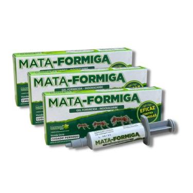 Imagem de Inseticida Mata Formiga Kit 3 Unidades Gel 10gr Uso Caseiro - RAWELL Q