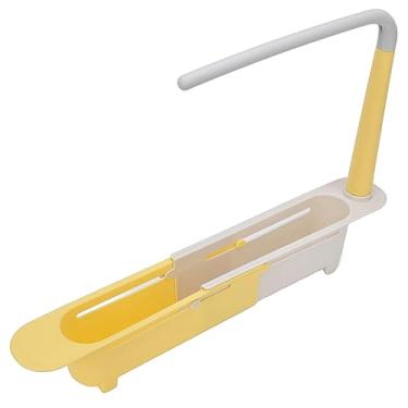 Imagem de Zerodis Rack de Armazenamento de Pia Telescópica Prateleiras de Pratos Organizador de Drenagem para Pia de Cozinha Armazenamento Expansível Pp de Alta Capacidade para Utensílios Limpos e Suporte de