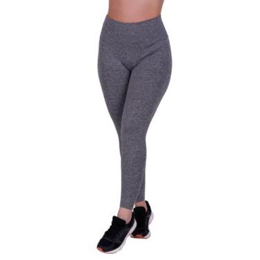 Imagem de Calça Suplex De Ginastica Lisa Cintura Alta Roupa Fitness -c4 CALÇA DE