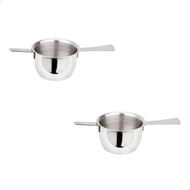 Imagem de Kit 2 Dosadores De Bebidas 50ml Em Inox Medidor Drinks Whisky Bar - To