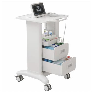 Imagem de Adequado para salas de exame, clínicas, laboratórios, consultórios odontológicos, fornecendo uma solução prática de armazenamento e mobilidade para fluxos de trabalho profissionais. (branco)
