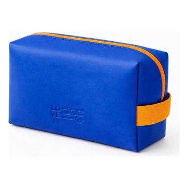 Imagem de Necessaire Impermeável com Alça Elástica e Puxador Coração Charmoso - 