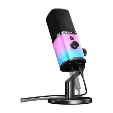 Imagem de Microfone Maono PD100X - Padrão Cardioide - Conector XLR e USB-C  - 16000Hz - RGB