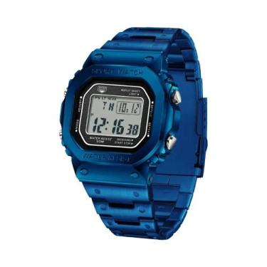 Imagem de Relógio Esportivo Digital À Prova D'água Masculino Com Luz Noturna LED