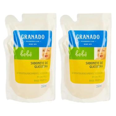 Imagem de Kit Sabonete Granado Líquido de Glicerina Bebê Tradicional 250ml Refil