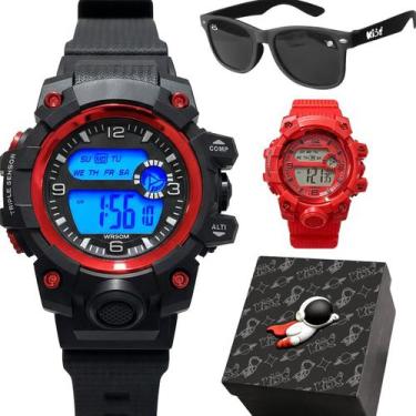 Imagem de Relogio Digital Led Premium Infantil casual esportivo presente social 