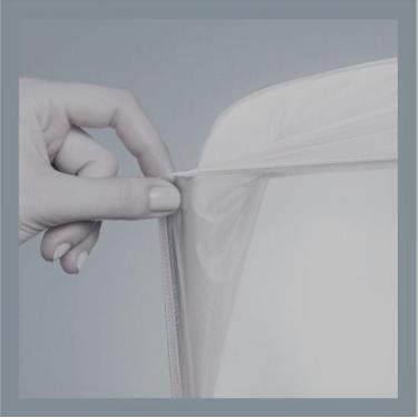 Imagem de Protetor para Colchão Solteiro Impermeável Siliconizado com Elástico -