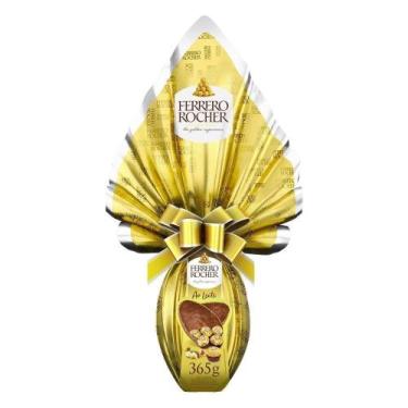 Imagem de Ovo De Páscoa Grande Rocher Ao Leite 365G Ferrero - Ferrero Rocher, Gr