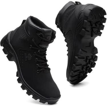 Imagem de Bota Masculina em Couro Coturno Adventure Masculino Reforçad - BearSto