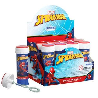Imagem de Kit 12 Brinquedos Fazer Bolhas Homem Aranha Spider-Man Atacado - Brasi