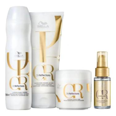 Imagem de Wella Oil Reflections Shampoo e condicionador e máscara e oil Reflecti