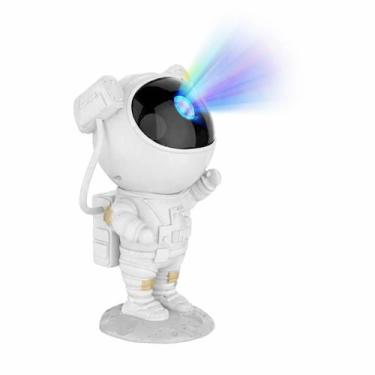 Imagem de Luminária Astronauta Projetor Galáxia LED RGBW Usb - Generico