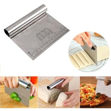 Imagem de Espátula Em Inox Prática Raspador De Massa Com Cabo Tubular - Chinatow