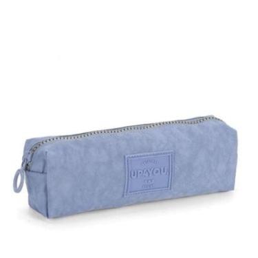 Imagem de Estojo Escolar 1 Divisória Crinkle Azul Claro Up4You Luxcel-Feminino