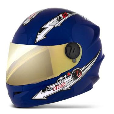 Imagem de Capacete Moto Fechado Infantil Pro Tork Liberty 4 Four Kids Criança Vi