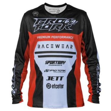 Imagem de Camisa Motocross Infantil Brave Pro Tork Roupa Esportiva Proteção, Ver