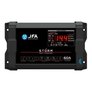 Imagem de Fonte Carregador Automotivo JFA 60a Storm Bivolt com Voltimetro Smart 
