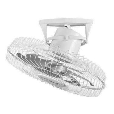Imagem de Ventilador De Teto Premium 360º 50cm BRANCO Grade AÇO 170W Bivolt 76-5